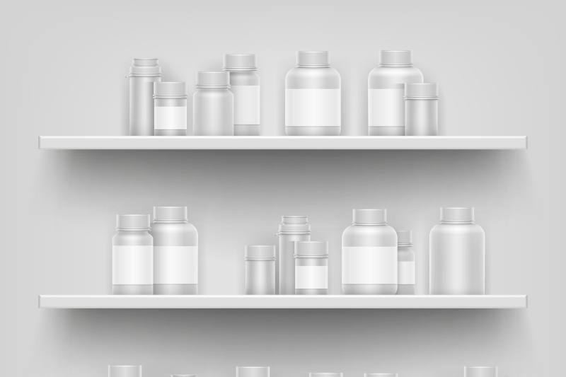 realistic-white-3d-medicine-blank-bottle-for-pills-on-pharmacy-shop-sh