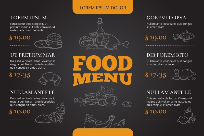 restaurant-brochure-menu-vector-design-with-hand-drawn-doodle-food-an