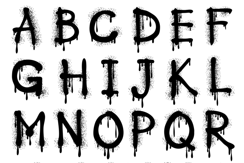 graffiti-splash-vector-alphabet-font-grunge-text
