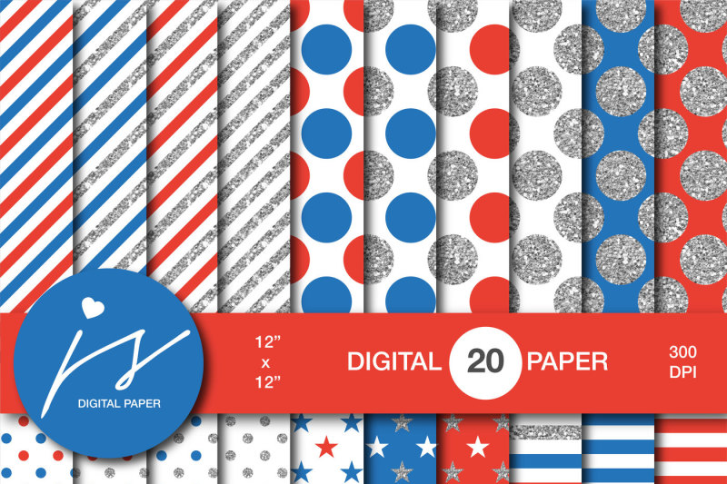 blue-and-red-glitter-silver-digital-paper-mi-938