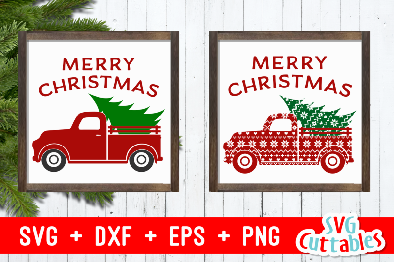 merry-christmas-truck-cut-file