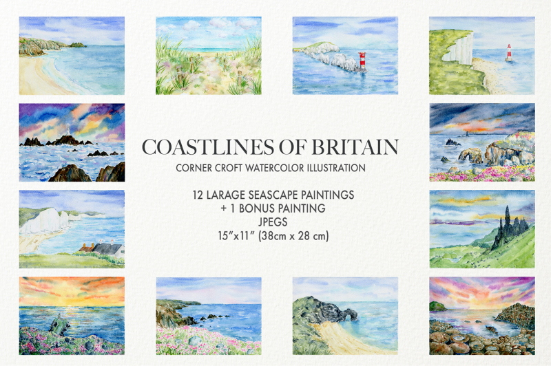 watercolour-coastlines-of-britain