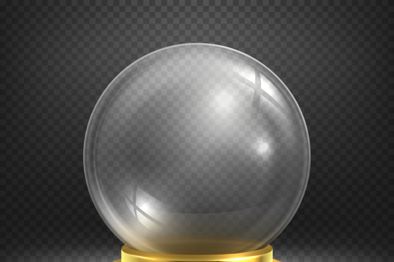 boule-glass-empty-magic-ball-snow-globe-vector-illustration