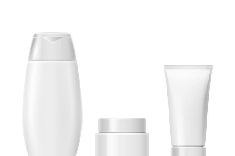 blank-white-cosmetics-product-packaging-vector-set-cream-tube-shampo