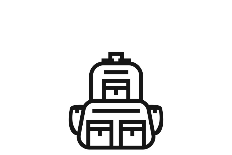 backpack-logo-or-linear-luggage-vector-icon