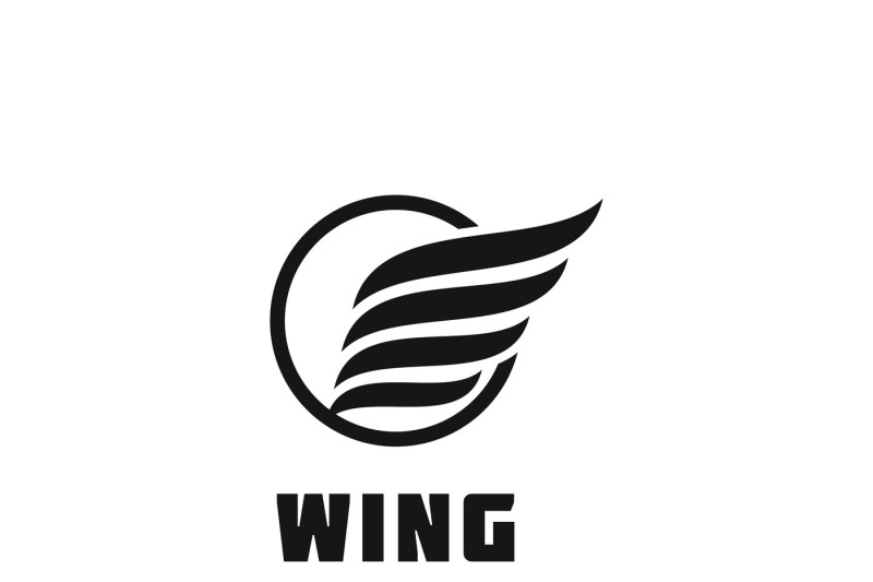 business-wing-logo-vector-icon