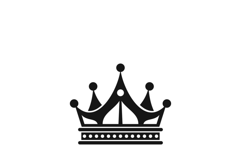 Download Crown vector icon By Microvector | TheHungryJPEG.com