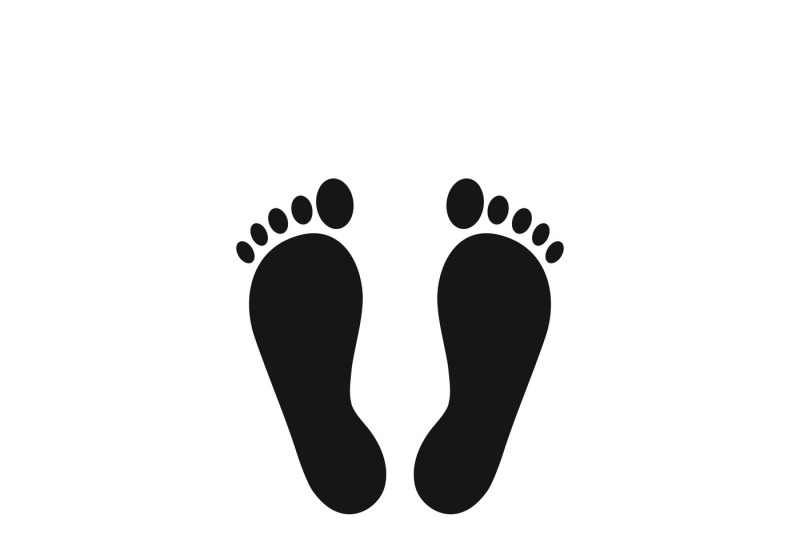 footprints-or-human-foot-prints-vector-icon