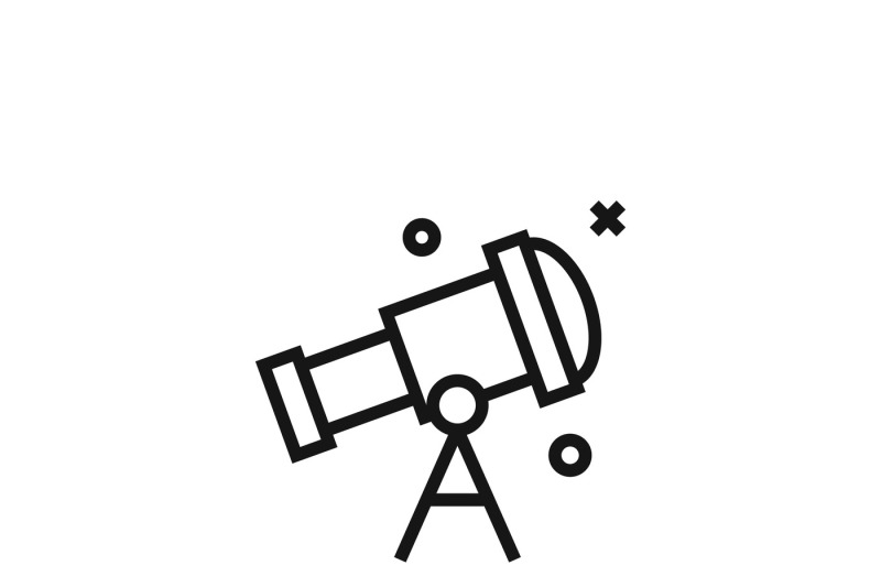 telescope-or-astronomy-sky-looking-vector-icon