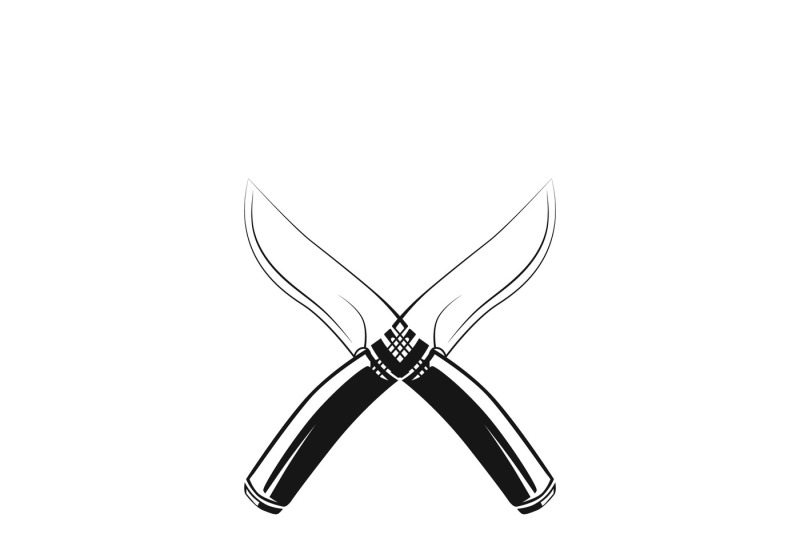 hunting-combat-crossing-knives-vector-icon