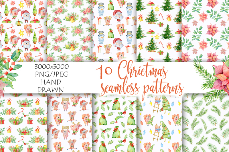 christmas-seamless-patterns-with-pigs