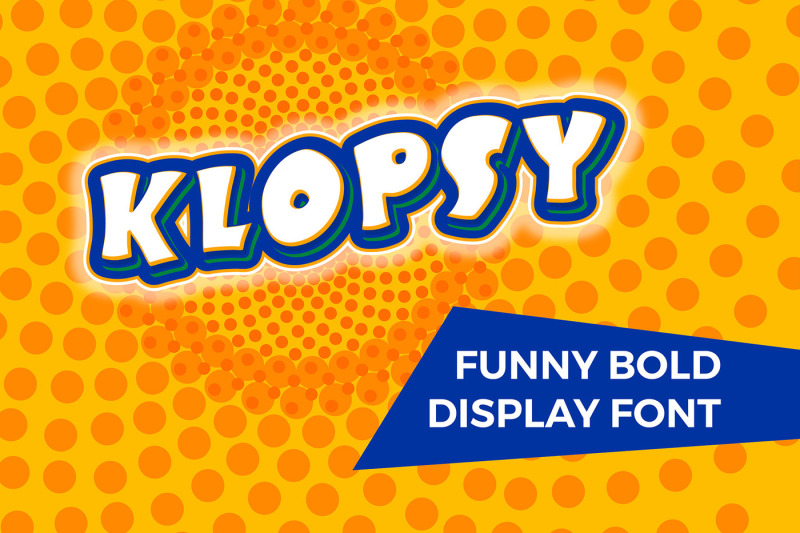 klopsy-funny-bold-display-font