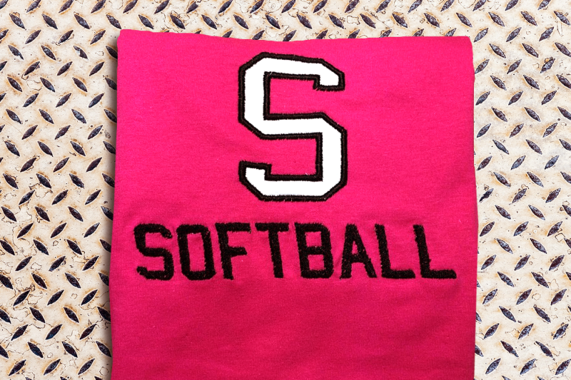 s-for-softball-applique-embroidery