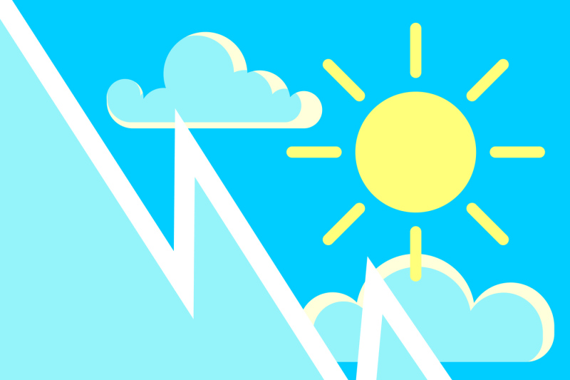 vector-blue-sky-and-sun-day-concept