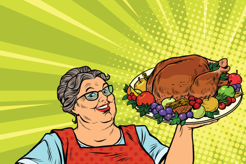 grandma-with-a-christmas-or-thanksgiving-roast-turkey