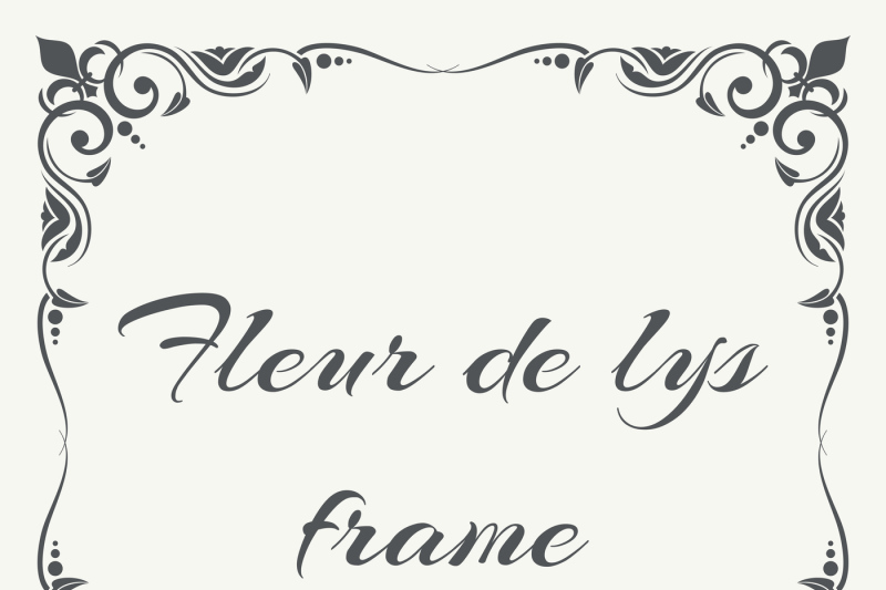 fleur-de-lys-ornate-frame-white-background