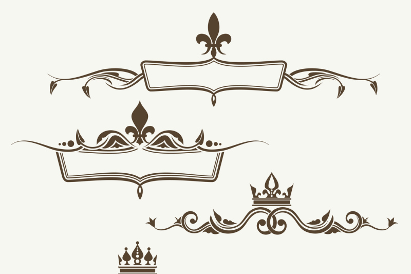 royal-crowns-and-fleur-de-lys-ornate-frames