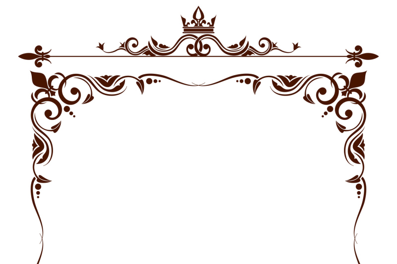 geraldic-royal-fleur-de-lys-ornate-frame