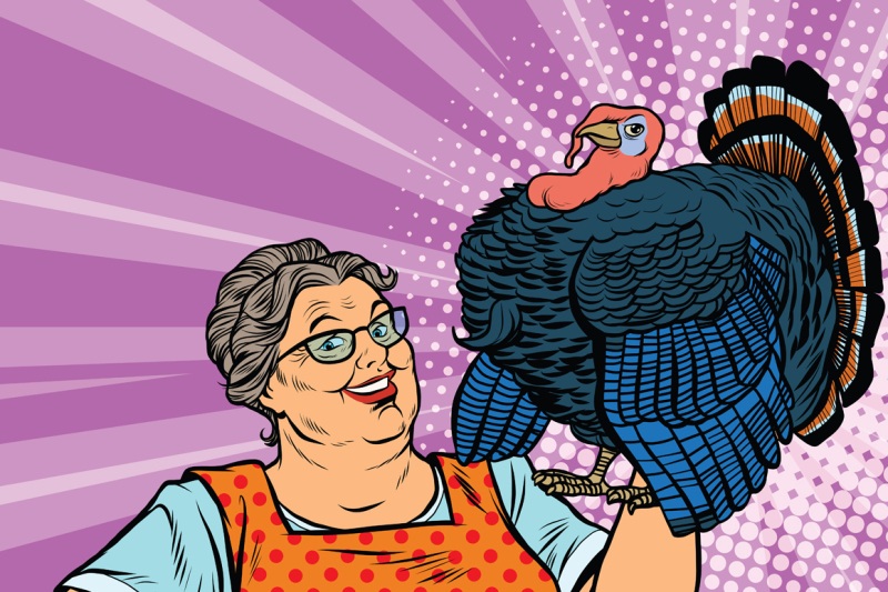 holiday-grandma-with-a-live-turkey