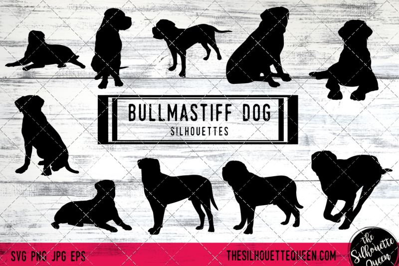 bullmastiff-dog-vector-silhouettes