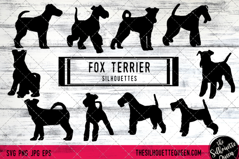 fox-terrier-dog-silhouette-vectors