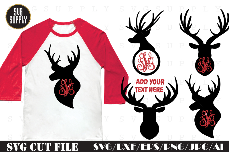 reindeer-monogram-svg-cut-file