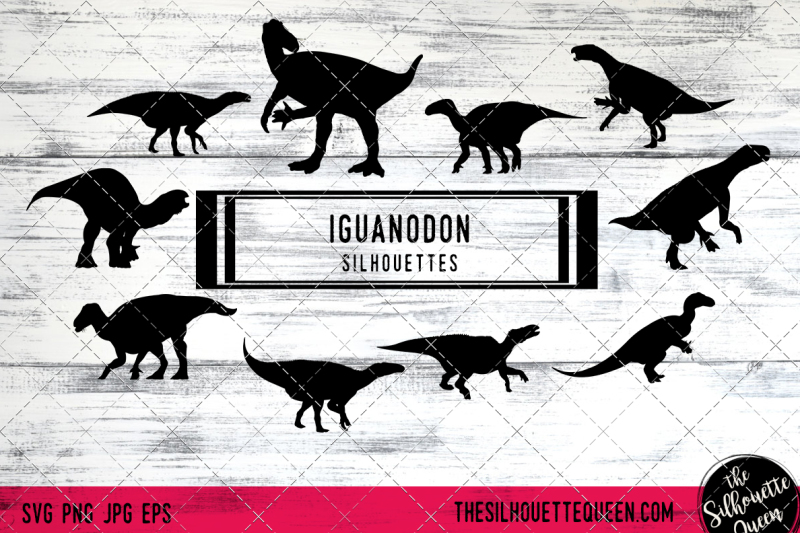 iguanodon-dog-silhouette-vectors