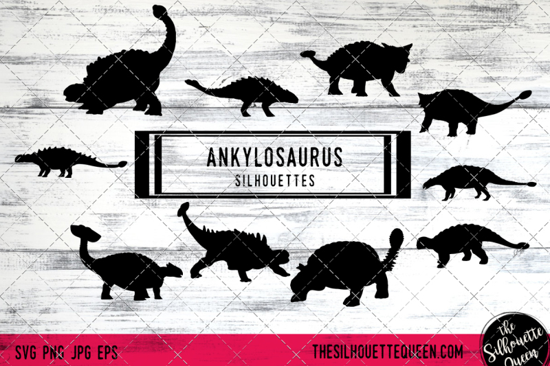 ankylosaurus-dog-silhouette-vectors