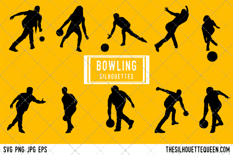 bowling-silhouette-vector