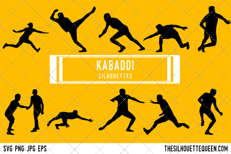 kabaddi-player-silhouette-vector