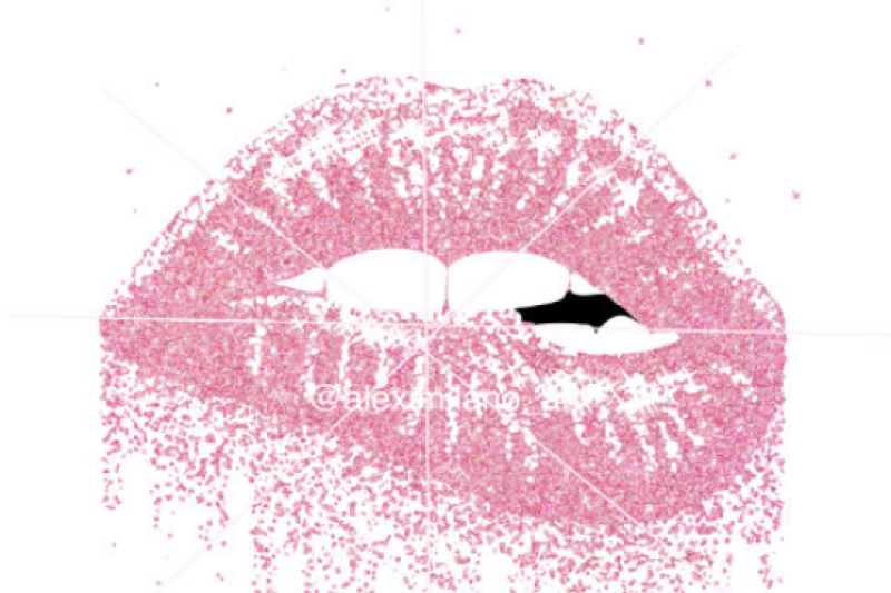 Glitter Lips Clip Art By Glamour Print Co | TheHungryJPEG