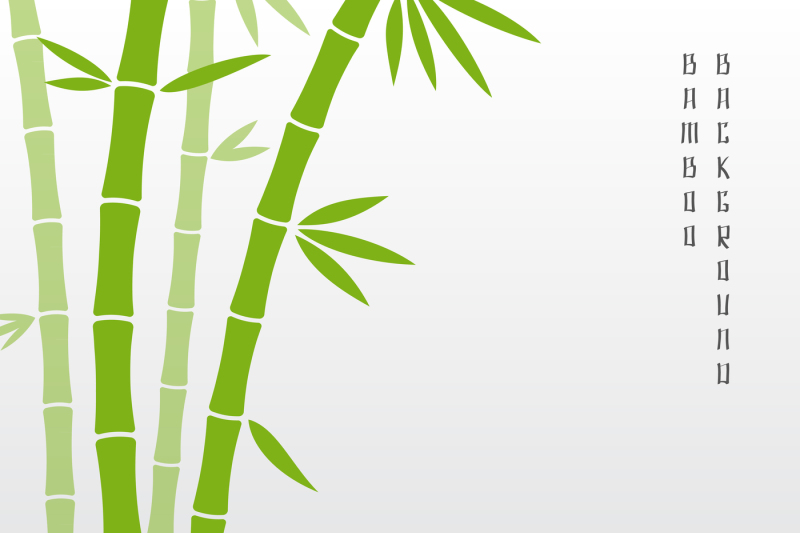 chinese-bamboo-or-japanese-bambu-asian-vector-background
