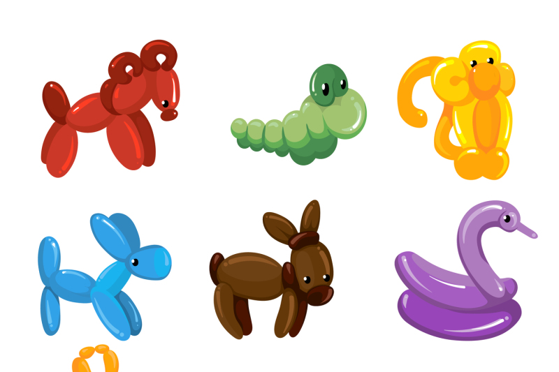 vector-balloon-animals-toys-decoration-for-kids-party