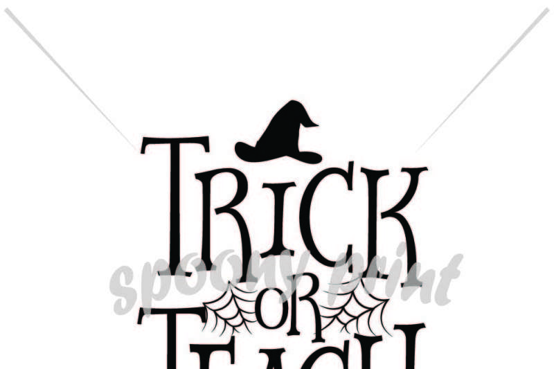 Trick Or Teach By Spoonyprint Thehungryjpeg Com