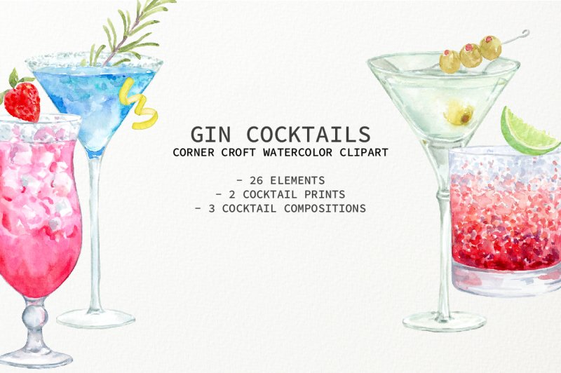 watercolour-gin-cocktail-clipart
