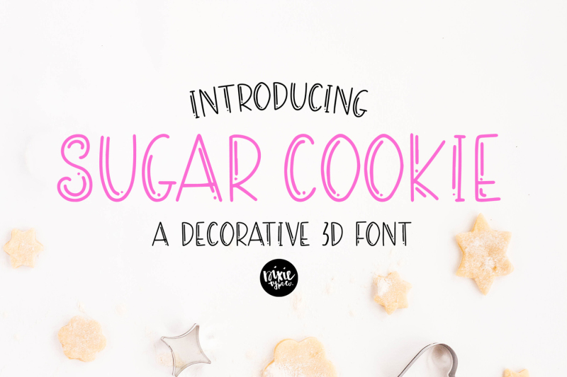 sugar-cookie-decorative-3d-font