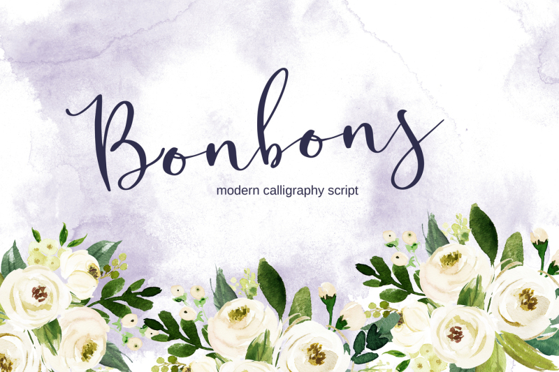 bonbons-modern-calligraphy-script