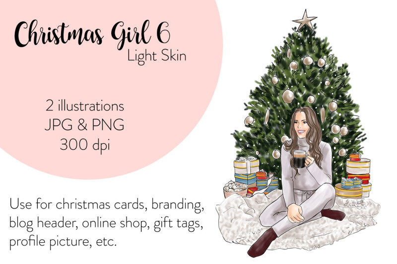 watercolor-fashion-illustration-christmas-girl-6-light-skin