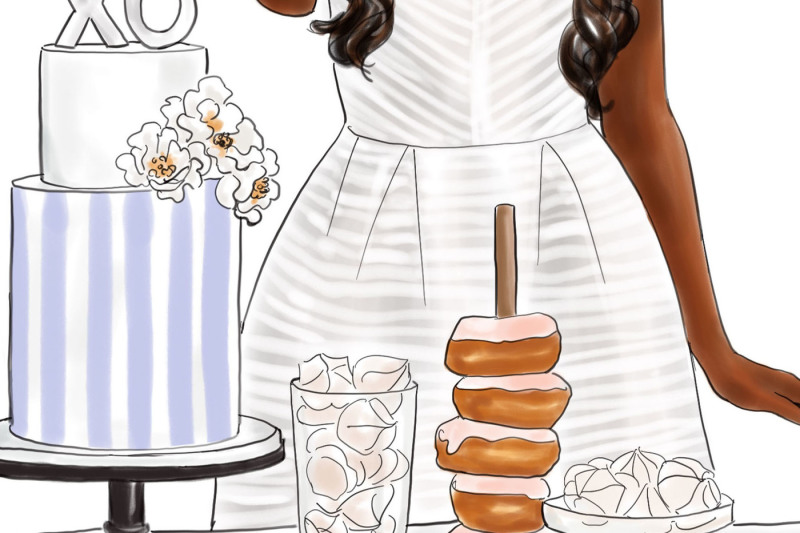 watercolor-fashion-illustration-baker-girl-dark-skin