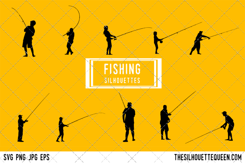 fishing-silhouette-vector