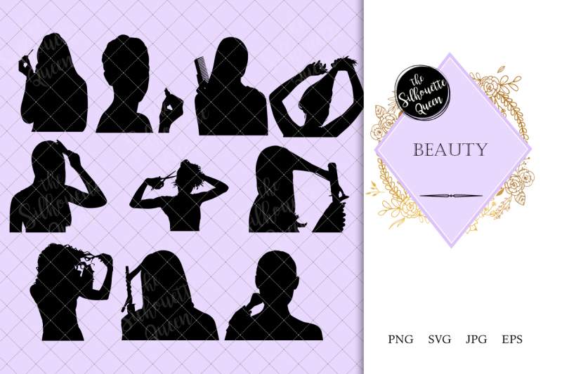 beauty-silhouette-vector