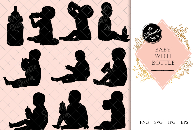 baby-with-bottle-silhouette-vector