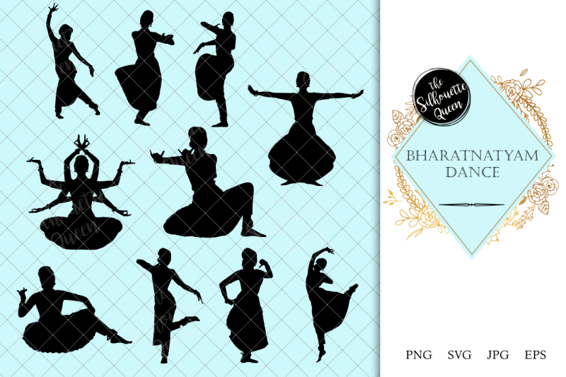bharatnatyam-dance-silhouette-vector