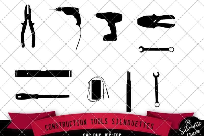 construction-tools-silhouette-vector