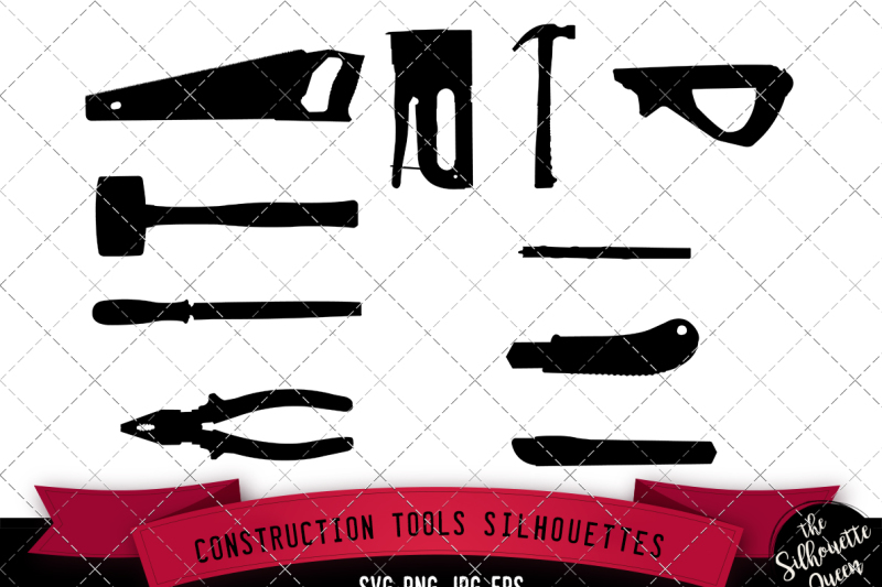 construction-tools-silhouette-vector