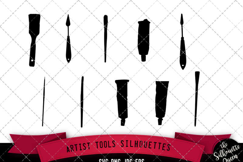 artist-tools-silhouette-vector