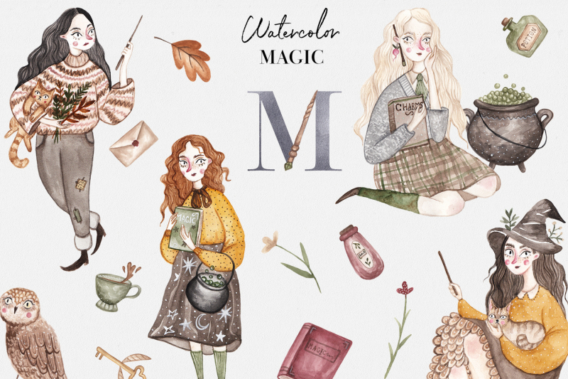 watercolor-autumn-magic-collection