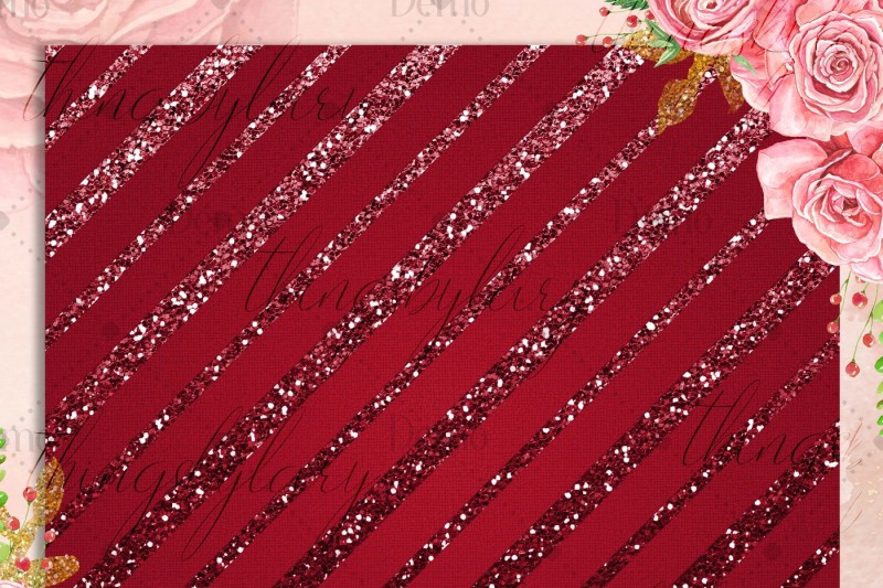 16-red-and-green-glitter-christmas-printable-digital-papers