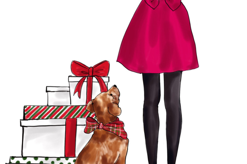 watercolor-fashion-illustration-christmas-girl-7-brunette