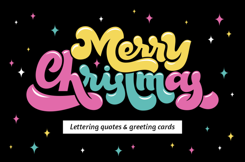 christmas-lettering-set